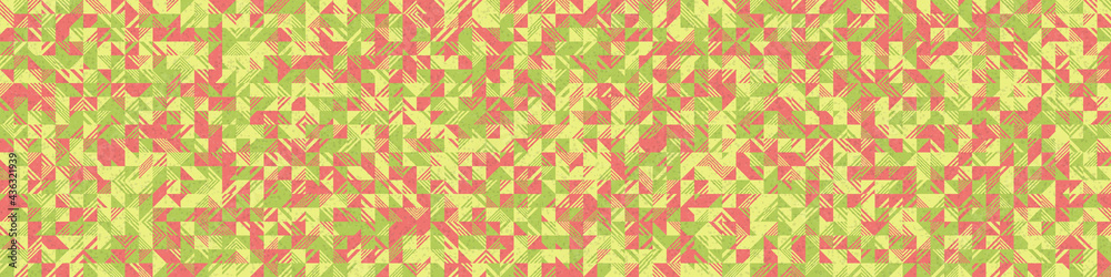 Abstract Geometric Pattern generative computational art illustration