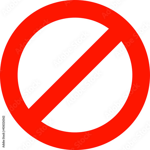 Stop sign symbol