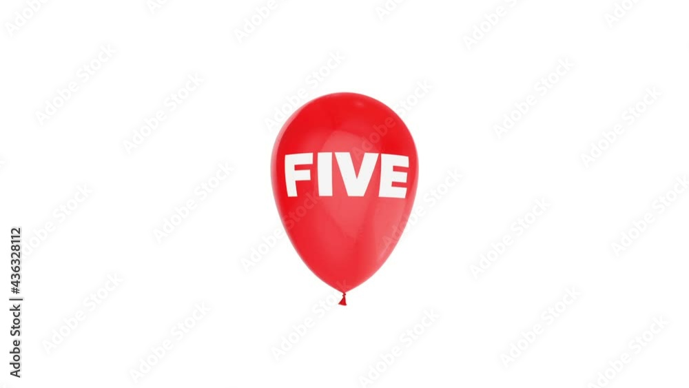 Numbers Balloon. New Age Celebration Balloon with Luma Matte and Green Screen Numbers Balloon. New Age Celebration Balloon with Luma Matte and Green Screen
