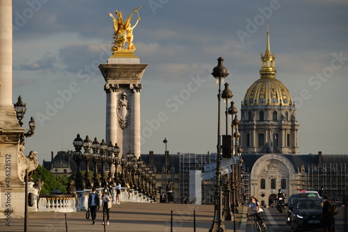 The bridge Alexandre III in Paris, France. © Yann Vernerie