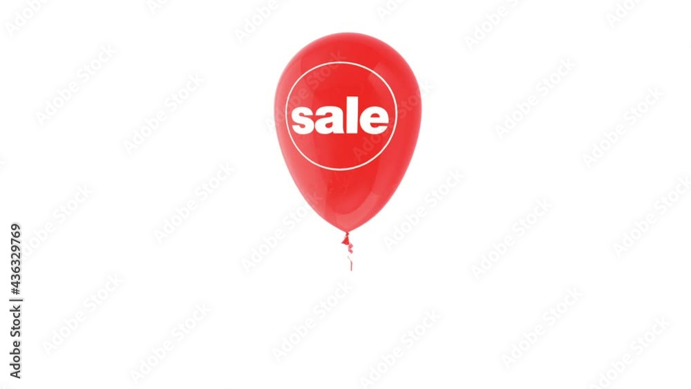 New Year Black Friday Discount Loop Animation Balloon Clip with Luma Matte and Green Screen New Year Black Friday Discount Loop Animation Balloon Clip with Luma Matte and Green Screen
