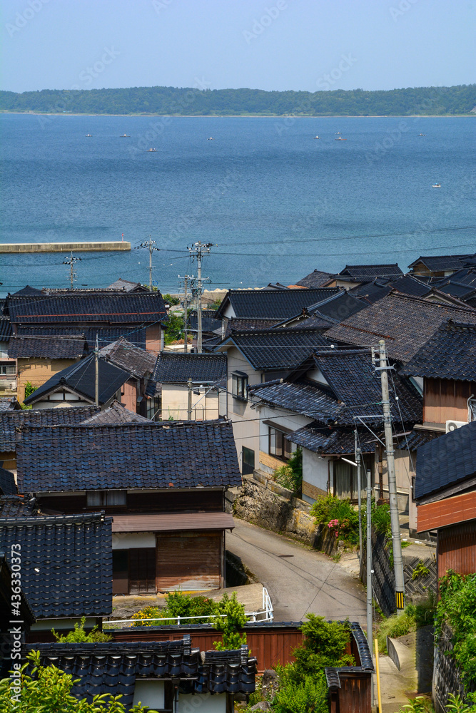 Naklejka premium 能登島の風景