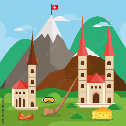switzerland famous landmarks