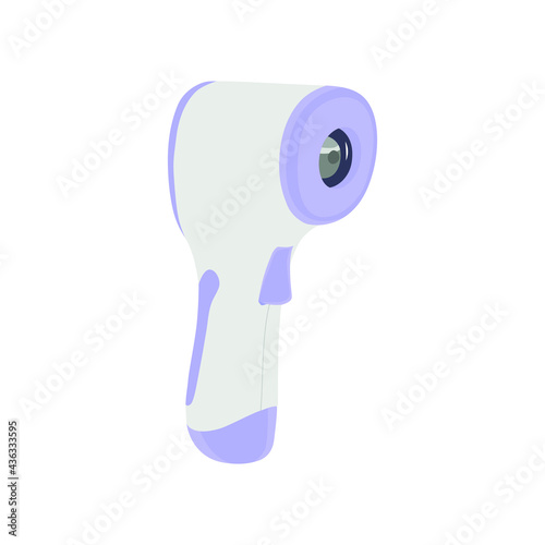 infrared thermometer isolated on a white background