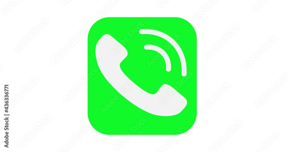 phone call animated icon. telephone symbol receiving a call white background isolated phone call animated icon. telephone symbol receiving a call white background isolated