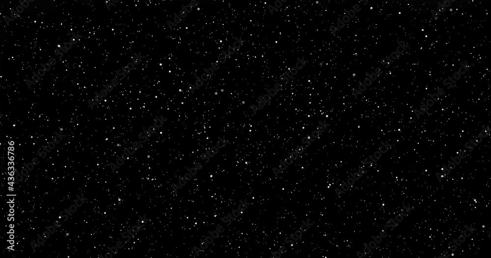 space stars animated background. Flying through black space video animation high light speed