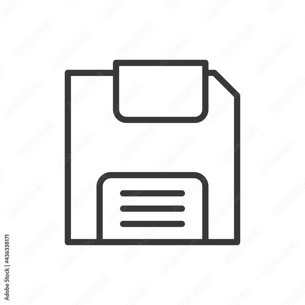 Save icon. Diskette symbol modern, simple, vector, icon for website design, mobile app, ui. Vector Illustration