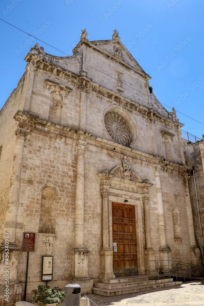 San Domenico di Guzmán church in the old town of Monopoli, Puglia, Italy