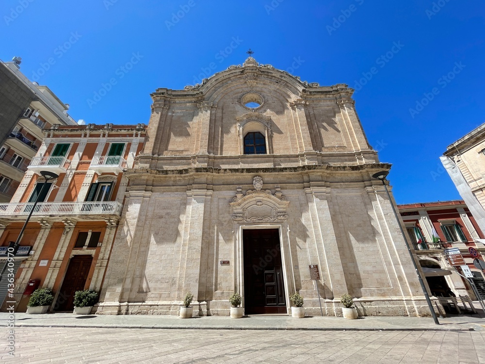 Church of San Francesco d'Assisi in the old town of Monopoli, Puglia, Italy