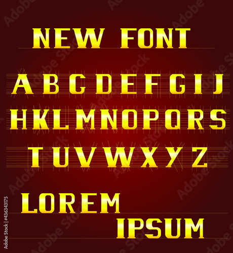 New font