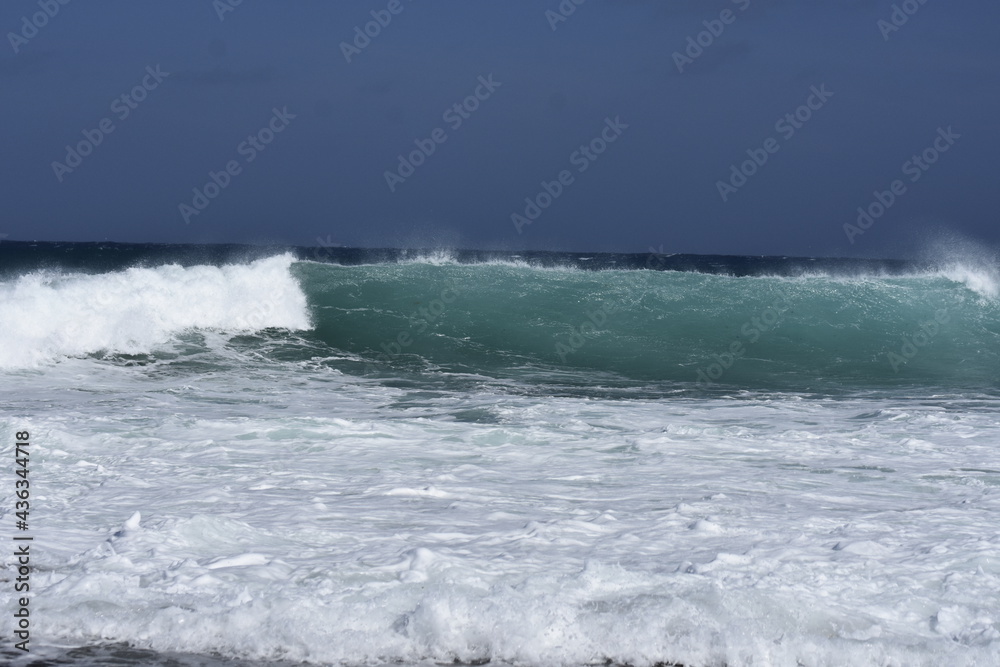 the waves of the sea demonstrate their power the waves of the sea demonstrate their power