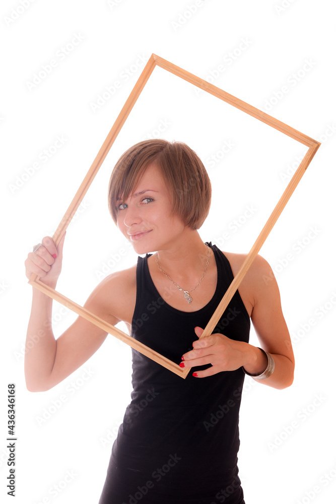 girl in a frame girl in a frame