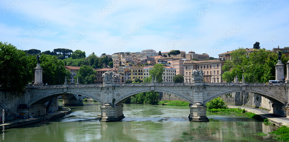 ITALY-ROME View of the Tevere River near the Vatican City ITALY-ROME View of the Tevere River near the Vatican City