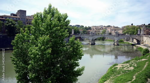 ITALY-ROME View of the Tevere River near the Vatican City