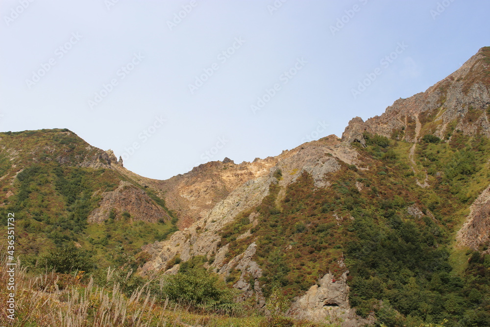 那須の茶臼岳、朝日岳、三本槍岳の縦走登山