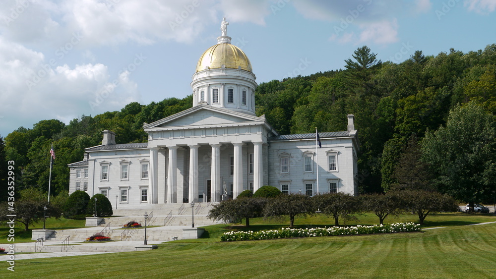 Montpelier capitale de l'État du Vermont aux États-Unis