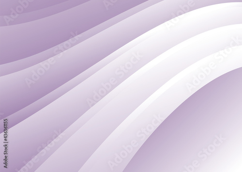 Abstract gradient waves background and folds. 3D illustration in gentle pastel colors.