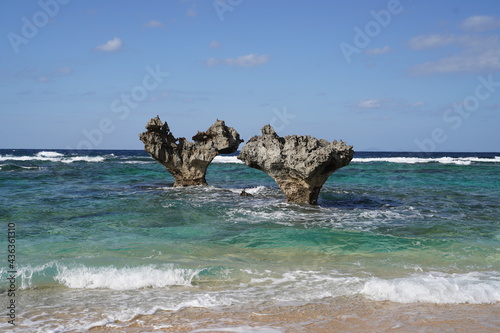 beach and sea