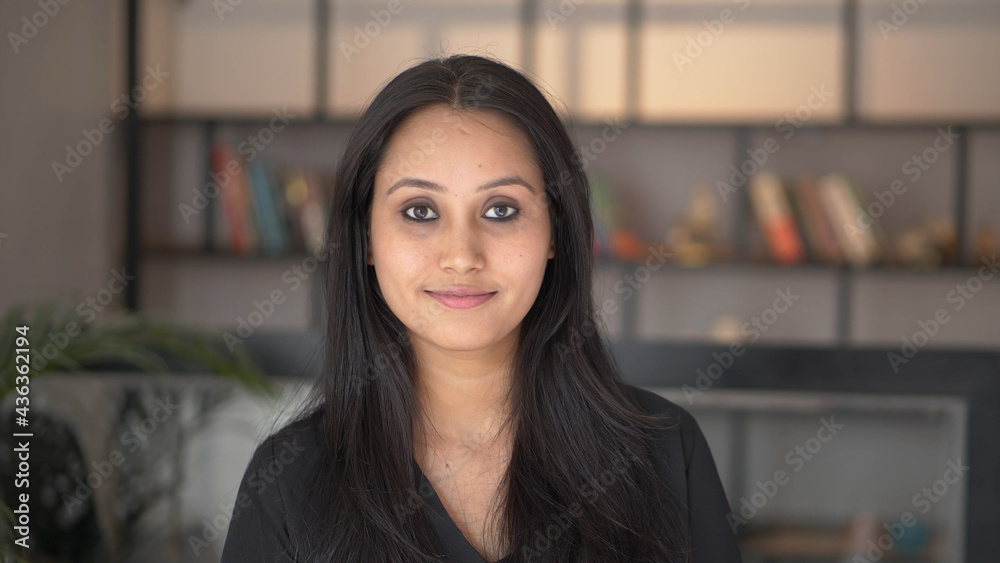 Beautiful Indian Woman Posing Camera Smiling Stock Vector (Royalty Free)  1689827980 | Shutterstock