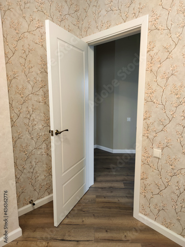 Open door in the house