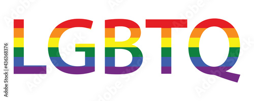 Vector image of a LGBTQ symbol. Rainbow world map, The most widely known worldwide is the pride symbol representing LGBT pride. 