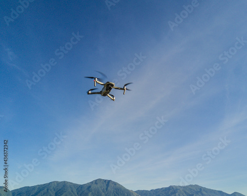 Drone en vuelo. 