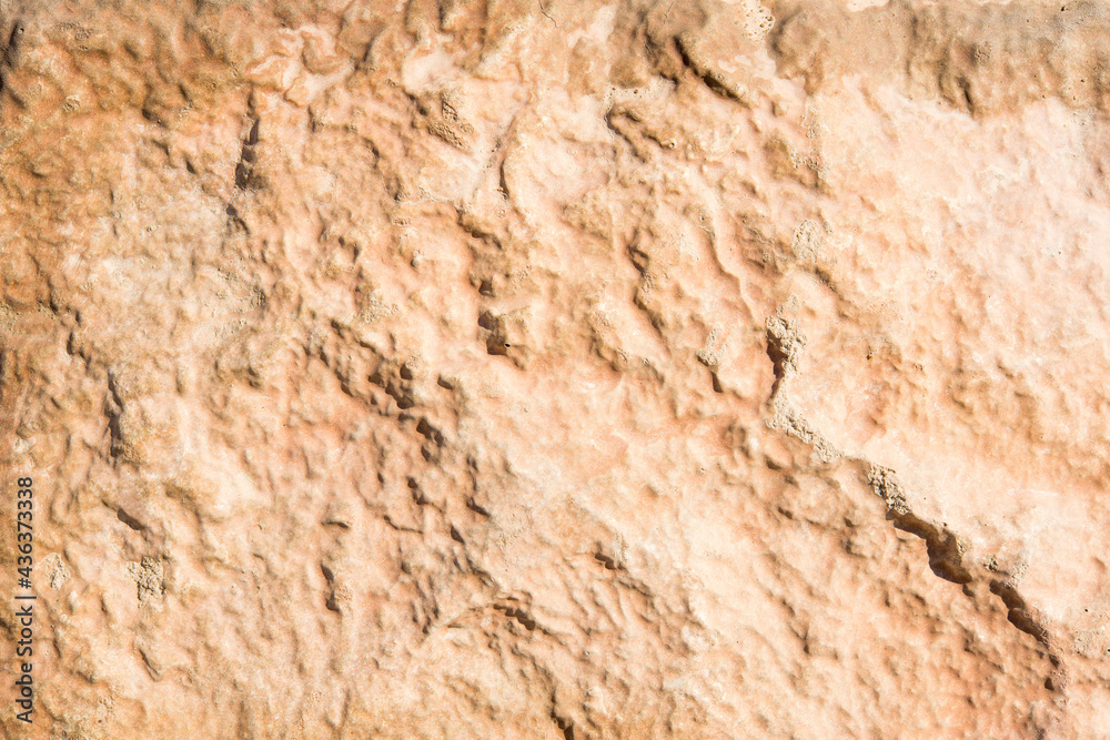 Obraz premium Beige rough wall