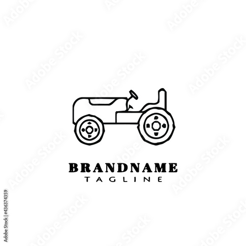 tractor logo icon design template vector illustration