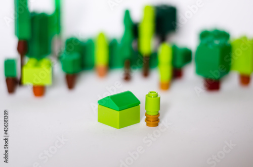 Green bricks enviroment