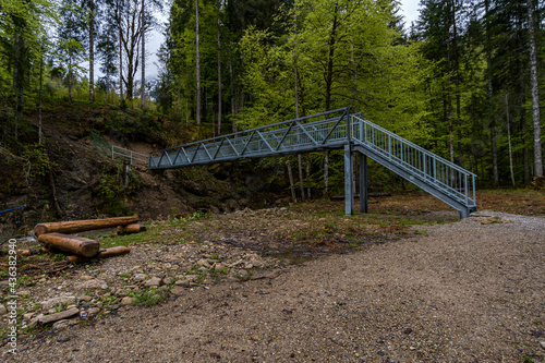 Mountain tour along the Alpenfreiheit premium trail near Oberstaufen