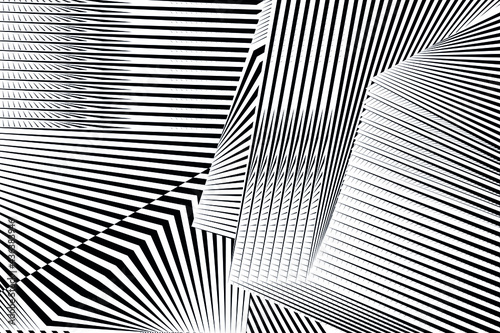 Halftone lines background, geometric dynamic pattern, vector modern design texture.