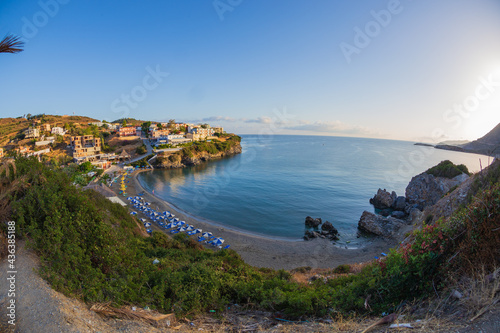 Limani Bay, Bali, Crete, Greece, early morning.