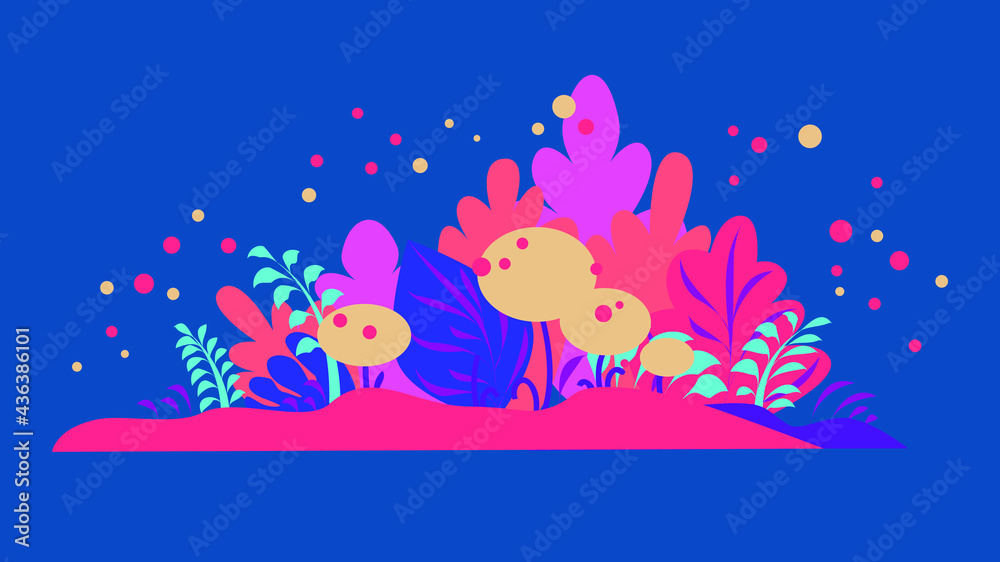 Obraz premium leaves and forms