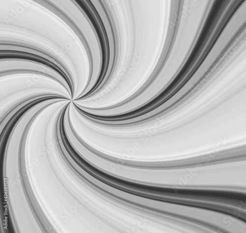 Retro starburst sunburst background pattern in grey and black. swirled radial striped design