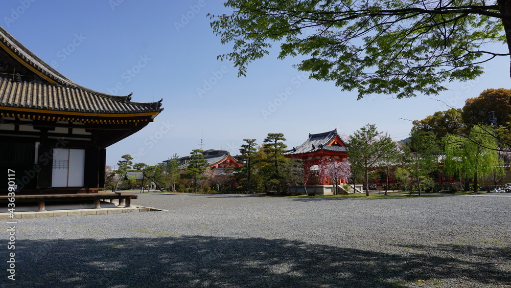 Obraz premium Buddhist temple, Kyoto, Japan