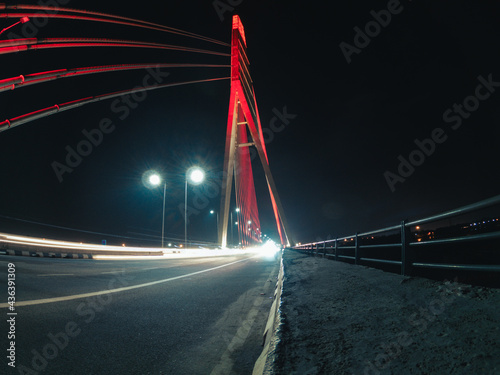 Signature Bridge is a cantilever spar cable-stayed bridge which spans the Yamuna river at Wazirabad section, connecting Wazirabad to East Delhi.