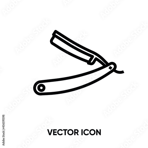 Razor vector icon. Modern, simple flat vector illustration for website or mobile app. Razor symbol, logo illustration. Pixel perfect vector graphics 
