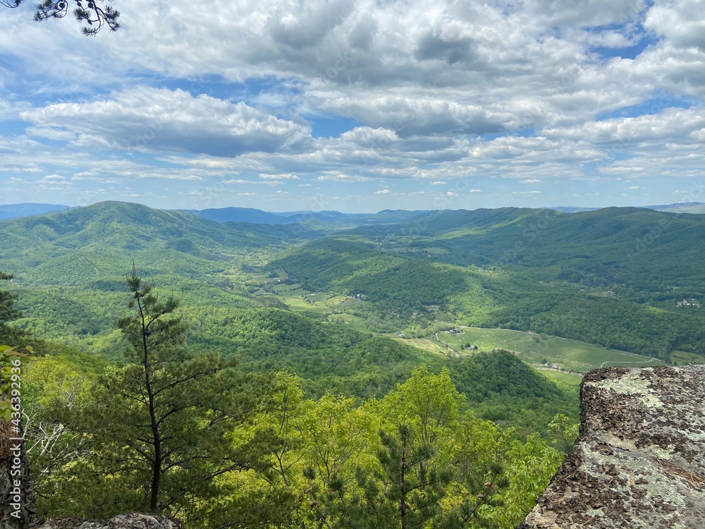 Naklejka premium Tinker Cliffs - Botetourt County, VA