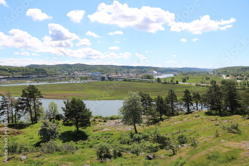 Wallpaper Mural View from Bohus fortress fästning on the island of Bagaholm nearby Gothenburg, Sweden Torontodigital.ca