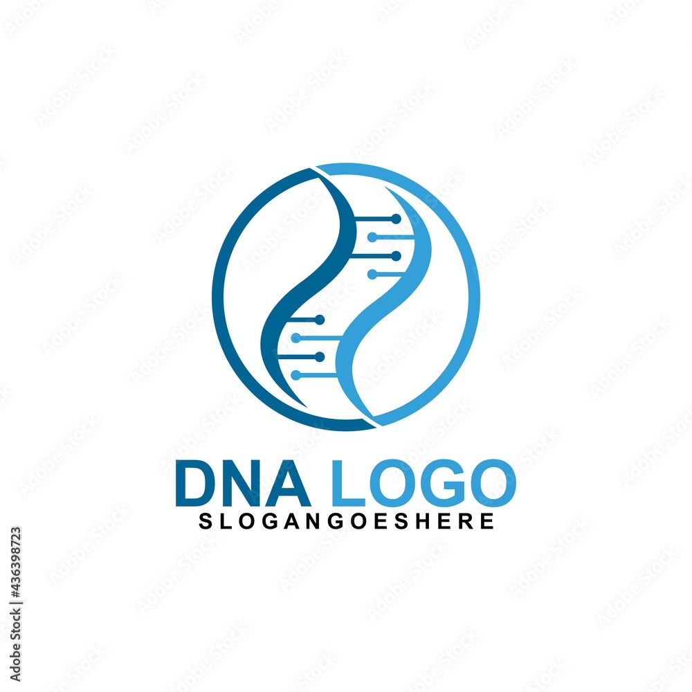 DNA vector logo design template. Structure molecule, Chromosome icon. Pictogram of Dna vector, genetic sign, elements DNA vector logo design template. Structure molecule, Chromosome icon. Pictogram of Dna vector, genetic sign, elements