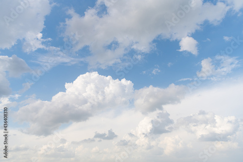 sunny day. nature concept. Cloud sky background. Cloudy weather. White clouds in sky.