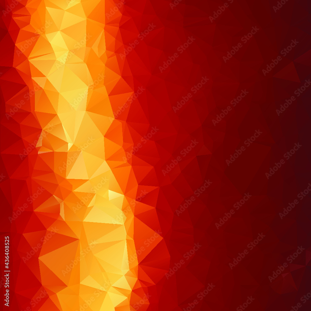 Fototapeta premium abstract background with red polygon