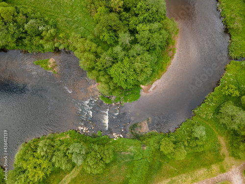 Dubysa river in rural Lithuania