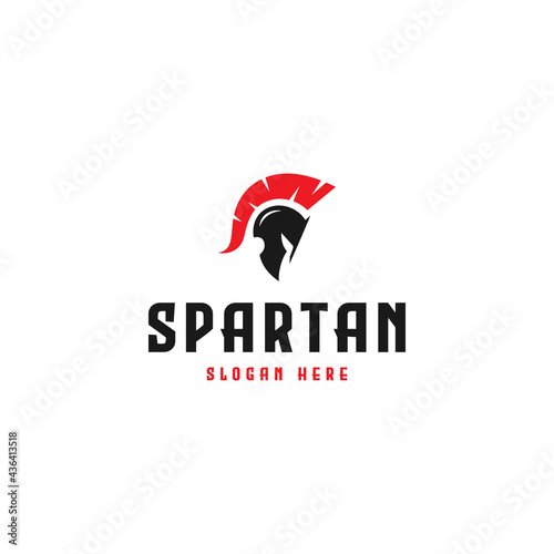 spartan logo design for logo template