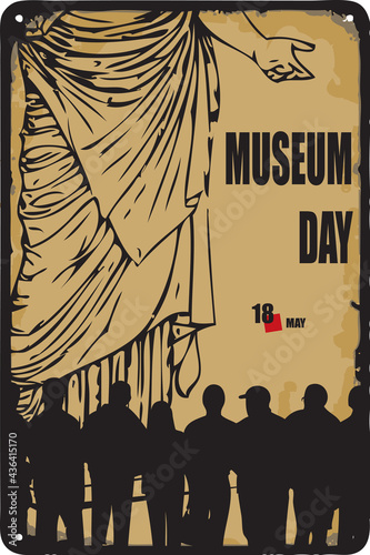 Vintage sign Museum Day