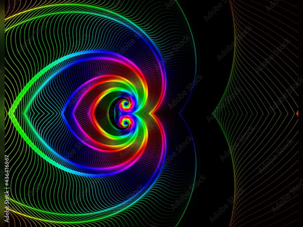 Fototapeta premium abstract rainbow background