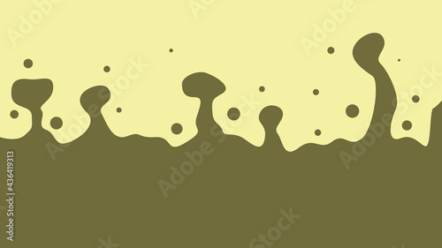 Abstract coffe texture background with solid color. Minimalist coffe texture background. Abstract liquid texture background with solid color.