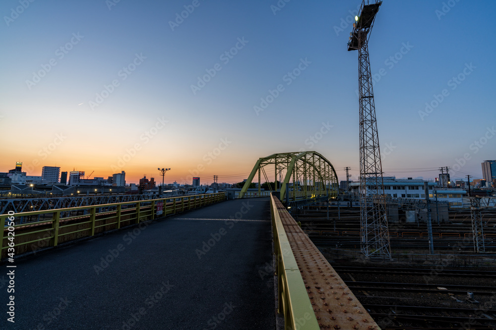 Obraz premium 名古屋 夕焼け