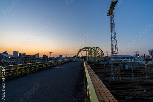 名古屋　夕焼け