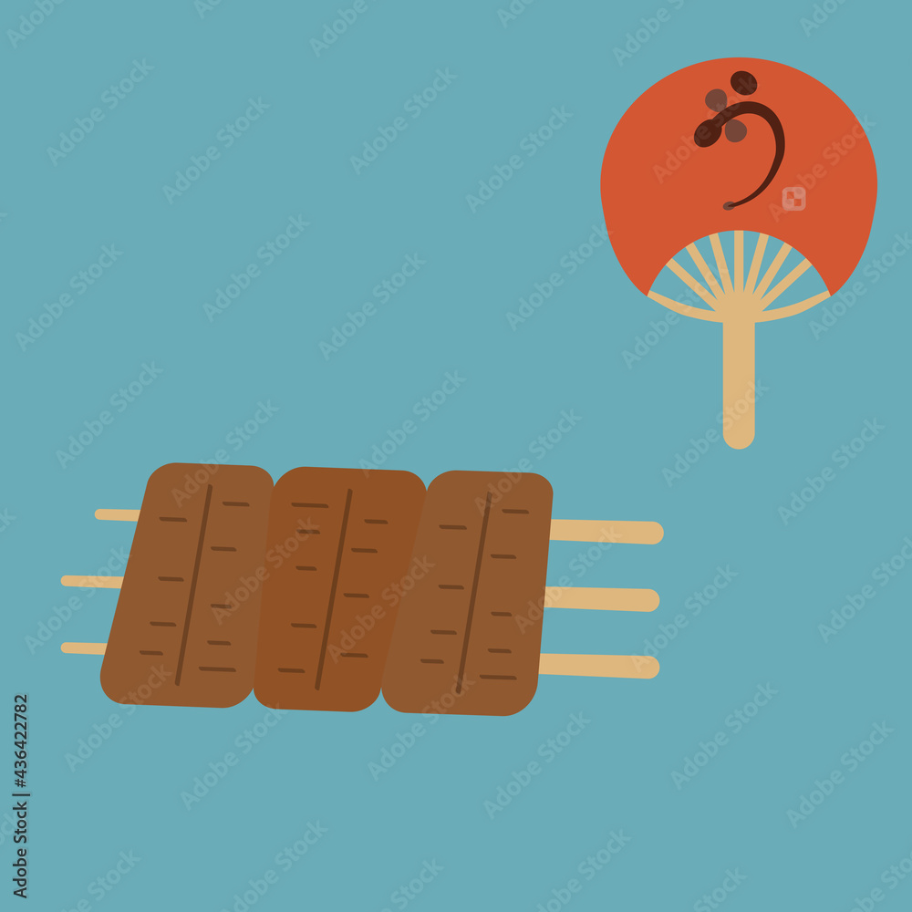 シンプルでかわいいウナギのイラスト フラットデザイン Stock Vector Adobe Stock シンプルでかわいいウナギのイラスト フラットデザイン Stock Vector Adobe Stock